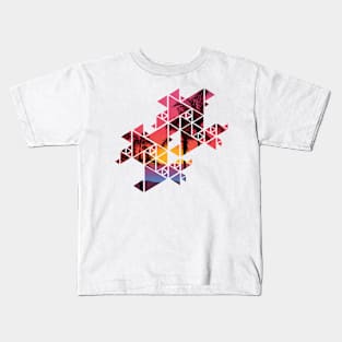 Beach Sunset Triangle Kids T-Shirt